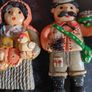 Vintage  plaster  wall figurines Image 2