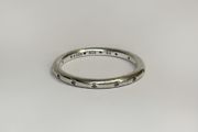 Sterling Silver Pandora ring with cz stones