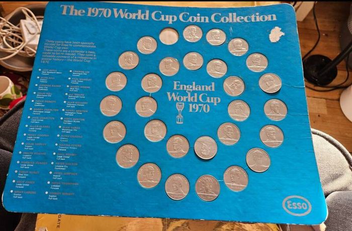 Esso 1970 World Cup Coins