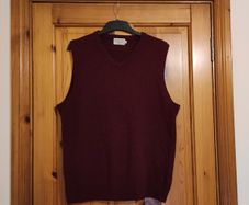 100% lambswool mens vest sweater