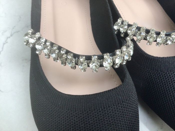 Beautiful Shoes Jewelled Ballerina Flats Size 41