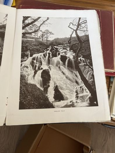 Collection of vintage tourist booklets and hotel brochures