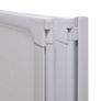 Shower Bath Screen Wall 141 x 132 cm 3 Panels Foldable Image 5