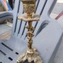 vintage brass candle holder Image 2