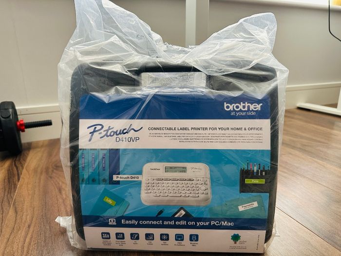 BRAND NEW Sealed Brother P-Touch PT-D410VP Advanced Label Maker + Carry Case