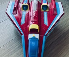 Paw Patrol, Super PAWs, 2-in-1 Transforming Mighty Pups Jet Command Center with Lights and Sounds