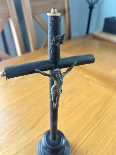 Antique Ebonised Crucifix