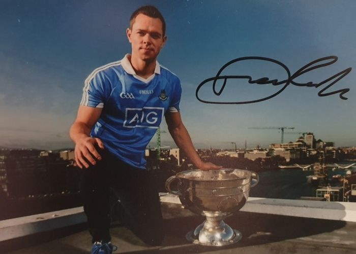 2 Dean rock Dublin legend signed photos