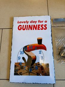 Guinness Slate Clock