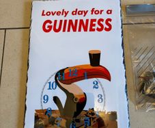 Guinness Slate Clock
