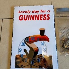 Guinness Slate Clock