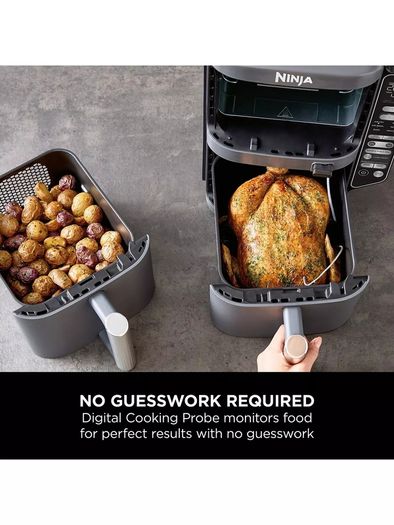 Ninja Double Stack XL 2-Level Air Fryer with Smart Cook System 9.5L SL451UK