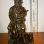 Irish Bronze Figurine - The Fiddler and his Dog (Small Chip) Image 2