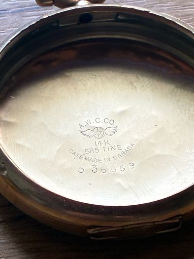 14k 585 solid gold pocket watch case 11.68g