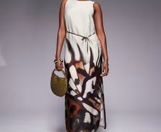 River Island floral print Cream dress UK14 BNWT