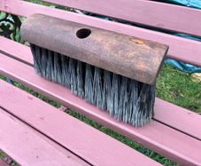 Yard brush head