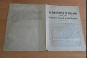 To the People of Ireland from the Executive Council of Dail Eireann