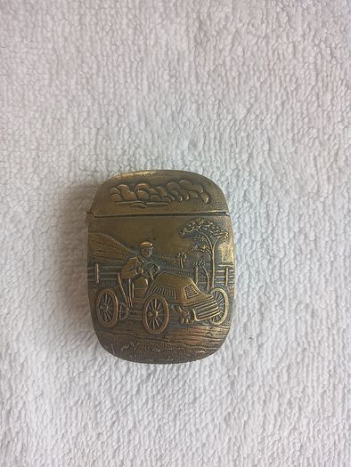 Brass motoring vesta case