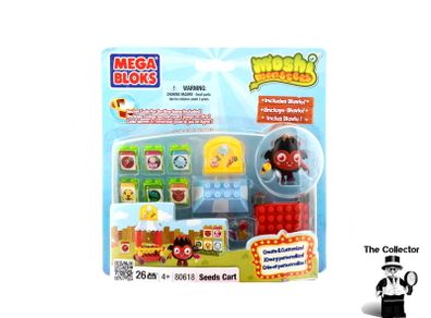 Moshi Monsters Mega Bloks Set #80618 Seed Cart  Brand New Sealed  Also Compatible With Lego And Other Brands