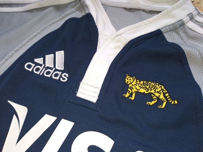 Player Issue Argentina Rugby Jersey Adidas - Vintage Retro Shirt Pumas Visa