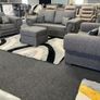 Kensington Grey Fabric Fullback Cushions Sofa Image 7