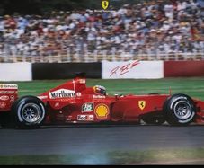 Signed Michael Schumacher official Ferrari factory poster