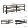 Elmwood Tv Stand 60" Distressed Grey Oak - 1763096pcomuk Image 6