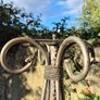 Wrought iron floor lamp base Image 2