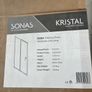 sonas zena shower door 1200mm chrome. Image 5