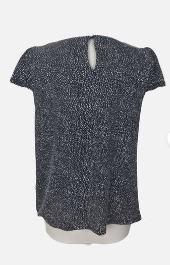 Billie & Blossom Ladies Navy Blue & Silver SPARKLY Top Uk 12 Petite includes postage