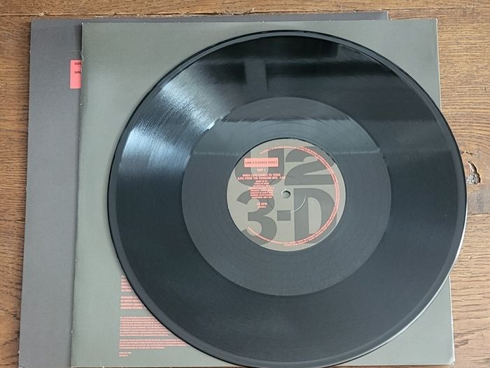 U2 - 3-D Dance Mixes - 12" vinyl record