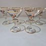 Pristine Vintage Art Deco Enamel Cockerel Cocktail Glasses Set of 6 Image 4