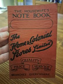 Housewifes Note Book
