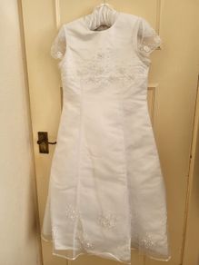 Isabella communion dress and handbag