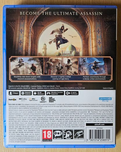 Assassins Creed Mirage Playstation 5