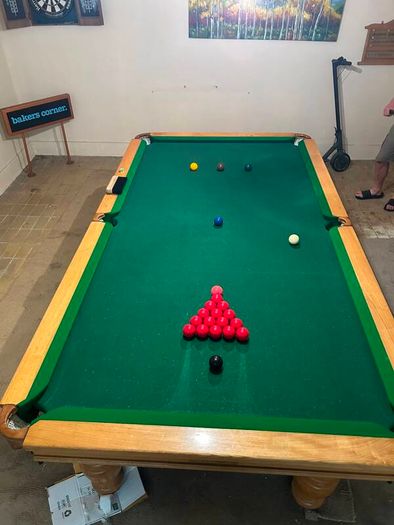 snooker table