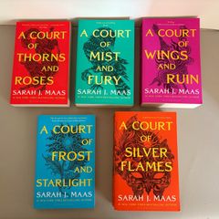 A Court of Thorns and Roses Sarah J Maas - Acotar Paperback Book Set of 5