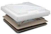 MPK Rooflight with Fly Net 280mm x 280mm for Caravans in Beige