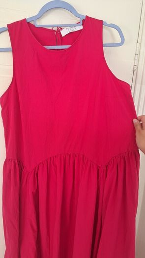 pink maxi dress