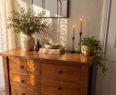 Beautiful Rustic Solid Wood 6 Drawer Chest