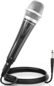 Musical Instrument Microphone Dynamic Singing Microphone with XLR Cable 12 Feet Portable Microphone for Karaoke, Speech, Wedding, Stage and Outdoor Activities