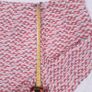 Milk & Honey Red Pink Textured Tweed High Waisted Shorts Size L Image 10