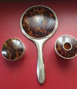 Edwardian vanity set