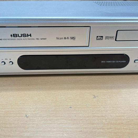 Bush DVHS4 DVD/VHS/VCR Player Recorder Combi With Remote - FAULTY