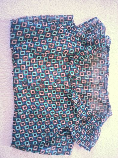 Patterened Blouse - Size 8