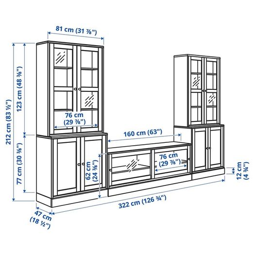 Ikea Havsta Display Unit