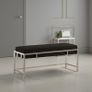 Lexi Modern Glam Upholstered Bench Image 3