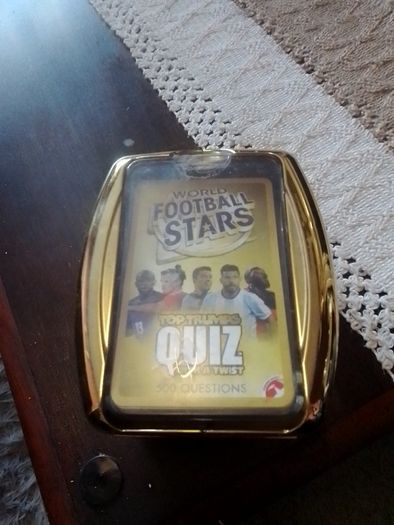 world football stars Top Trumps quiz not brand new