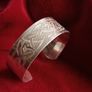 Sterling silver cuff  bracelet celtic design Image 3