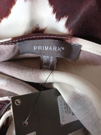 Primark Cow Slip  Pattern Dress.   S. 20. B.N.W.T